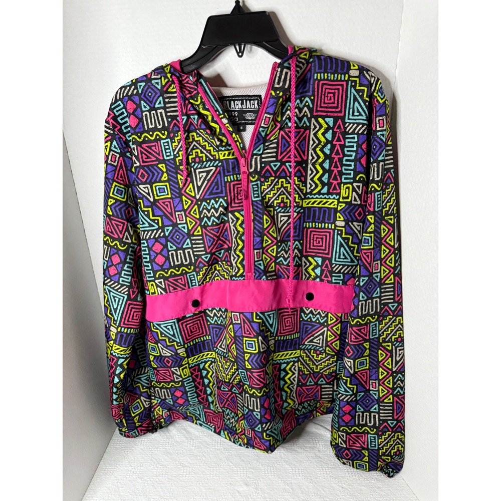 Jack & Jack Men's Multicolor Windbreaker